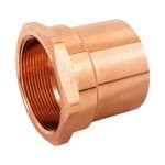 Conector de cobre, rosca interior 2', Foset CC-606