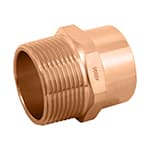 [48895] Conector de cobre, rosca exterior 1-1/4', Foset CC-614