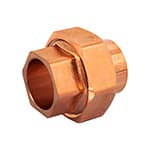 [49661] Tuerca unión de latón cobrizado 1', Foset CC-973