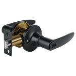 Cerradura manija, cilindro latón, negro, recámara, Hermex CEMA-6R