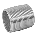 Niple de acero galvanizado 1-1/4' cuerda corrida, Foset CG-474