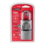 Blíster con 2 candados de hierro de 38mm con gancho largo CH-38LX2