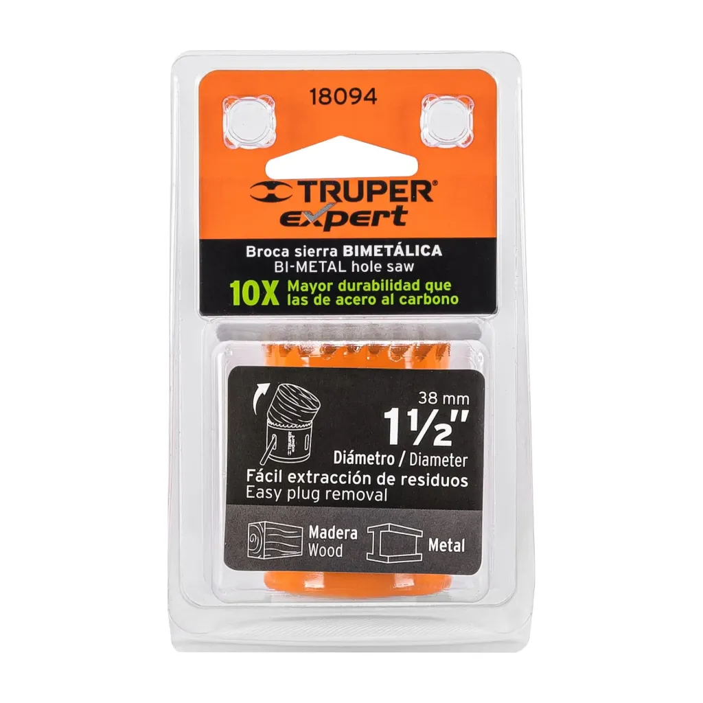 [18094] Brocasierra bimetálica 1-1/2', Truper Expert COBI-1-1/2