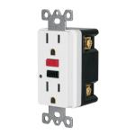 Contacto dúplex, falla a tierra GFCI (ICFT), Classic CODO-GFCI