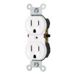 Contacto dúplex, 2 polos 3 hilos, Standard, blanco, Volteck CODO-SB