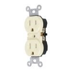 Contacto dúplex, 2 polos 3 hilos, Standard, granel, marfil CODO-SG