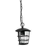 Arbotante moderno colgante negro, lámpara no incluida COL-103S