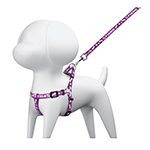 Bolsa con 12 correas con pechera para perro, 1 cm ancho COPE-10