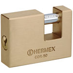 Candado antipalanca, 50mm, cuerpo de latón llave tradicional COR-50