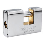 Candado antipalanca, 80mm, blindado, llave puntos, Hermex COR-80Q