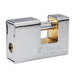 Candado antipalanca, 80mm, blindado, llave tetra, Hermex COR-80X