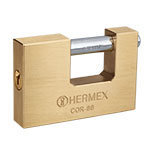 [43358] Candado antipalanca, 88mm, cuerpo de latón llave tradicional COR-88