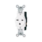 Contacto sencillo, cara de chino, Standard, blanco, Volteck COSE-CHSB