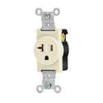 Contacto sencillo, 2 polos 3 hilos, 20 A, Standard, marfil COSE-MS