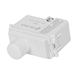 Dimmer giratorio, línea Italiana, color blanco, Volteck DIM-IB