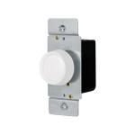 Atenuador de luz giratorio, Standard, blanco, Volteck DIM-SB