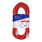 Extensión reforzada aterrizada 10 m 3x12 AWG, Volteck ERA-10X12