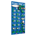 [55788] Exhibidor con conexiones de PPR, Foset EX-CV-FOS