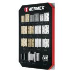 [56362] Exhibidor con bisagras, Hermex EX-HE-BI