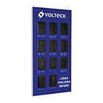 Exhibidor línea italiana negro Volteck EX-LIN-VK