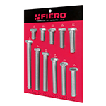 Exhibidor Fiero con tornillos tipo máquina, 1/2' EXF-TORM-1/2