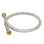 Manguera para gas, acero inox, 3/8' x 3/8', 60 cm, Foset FGA-06X