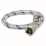 [45502] Manguera para WC, acero inox, 3/8' x 7/8', 40 cm, Foset FWC-40XL