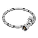 [49527] Manguera para WC, acero inox, 1/2' x 7/8', 50 cm, Foset FWC-50X