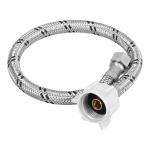 [45500] Manguera WC, acero inox, 3/8'x7/8', 40 cm, conector plástico FWC-P40XL