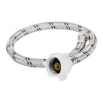 [45501] Manguera WC, acero inox, 3/8'x7/8', 50 cm, conector plástico FWC-P50XL