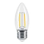 Lámpara LED tipo vela 3 W con filamento luz cálida, blíster LED-V3FC