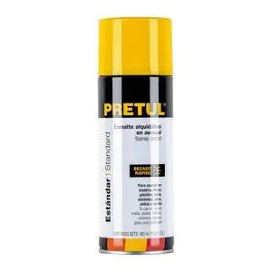Pintura en aerosol, amarillo canario, Pretul PA-AC-P