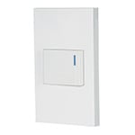 [45592] placa armada 1 interruptor 1.5 módulos 