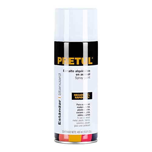 [27171] Pintura en aerosol, blanco brillante, Pretul PA-BB-P