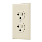 Placa armada contacto dúplex,2 polos, línea Standard, marfil PA-CODO-MS 