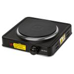 Parrilla eléctrica quemador tipo disco, negra, Volteck PAEL-1CDN