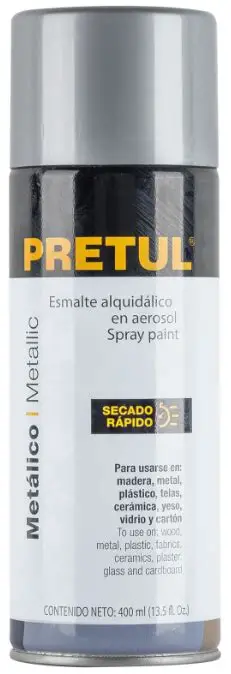 [27174] Pintura en aerosol, metálica, plata, Pretul PAM-PL-P