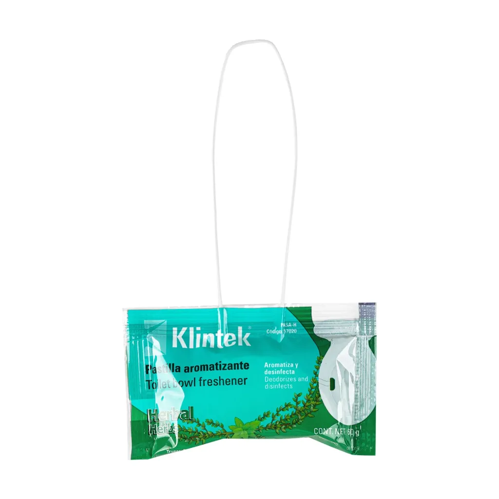Pastilla aromatizante y desinfectante aroma herbal, Klintek PASA-H
