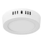 Luminario blanco de LED 6 W redondo tipo plafón luz cálida PLA-203LC