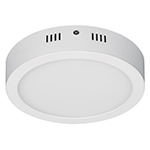Luminario blanco de LED 12 W redondo tipo plafón luz de día PLA-205L