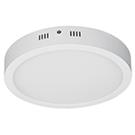 Luminario blanco de LED 18 W redondo tipo plafón luz de día PLA-207L