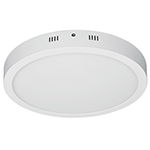 Luminario blanco de LED 24 W redondo tipo plafón luz de día PLA-209L