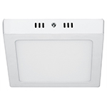 Luminario LED cuadrado tipo plafón 12 W, blanco, luz de día PLA-211L