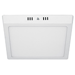 Luminario LED cuadrado tipo plafón 18 W, blanco, luz de día PLA-212L