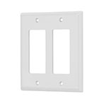Placa 2 ventanas, de policarbonato, línea Classic, Volteck PPDO-CL
