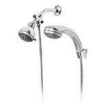 Regadera 3' con extensión tipo teléfono 5 funciones, Aqua R-008