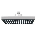 Regadera cuadrada ABS 8' acabado cromo sin brazo, Foset Aqua R-405S