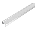 Riel superior 'JJ' de aluminio para puerta corrediza 2 m RJJ-20