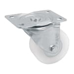 Rodaja de polietileno 3' placa giratoria, con balero, Fiero RO-226