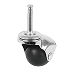 Rodaja esférica, 40 mm con espiga tipo socket, Fiero RO-40EM